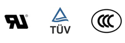 Received UL authorization and approval Received German TUV standerd Received China Compulsory Certification