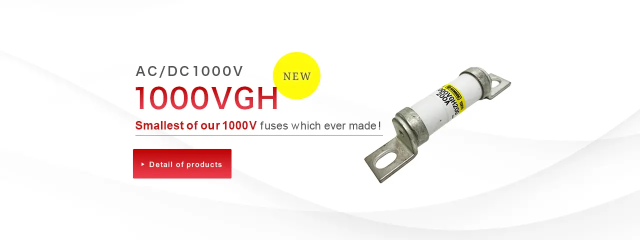 AC/DC 1000V 1000VGH Smallest of our 1000V fuses which ever made!